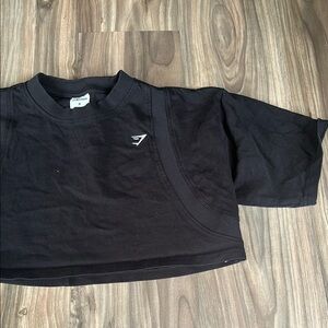 Black Gymshark Women’s Medium  Crop Top